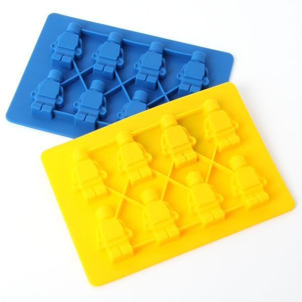 Форма силиконовая "Лего человечки" 8 ячеек