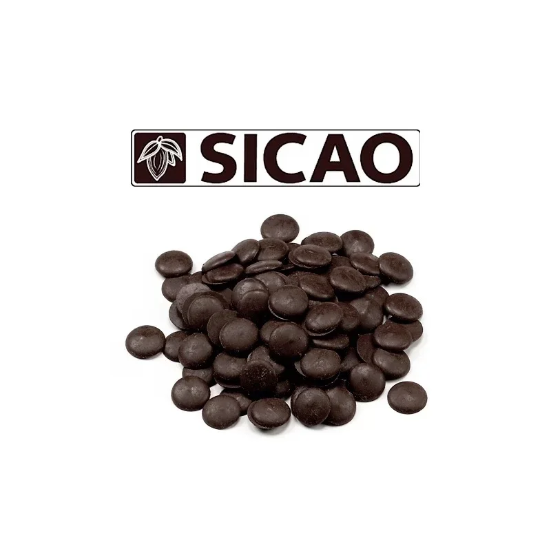 Каллебаут шоколад темный 54,1% дропсы (900СТ) Sicao 500гр