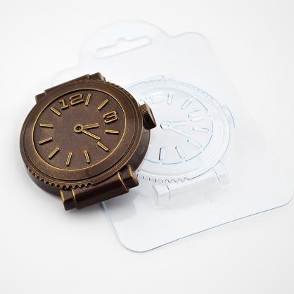 Форма пластиковая для шоколада "Шоко-часы"
