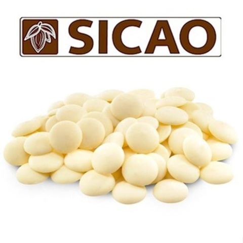 Каллебаут Sicao белый шоколад 27%, 500гр