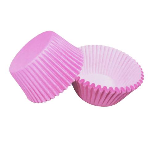 Капсулы бумажные для выпечки "Ярко-розовые", фольгированные 11см 1уп*100шт