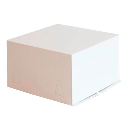 Коробка картонная 1.5кг белая 25*25*11см
