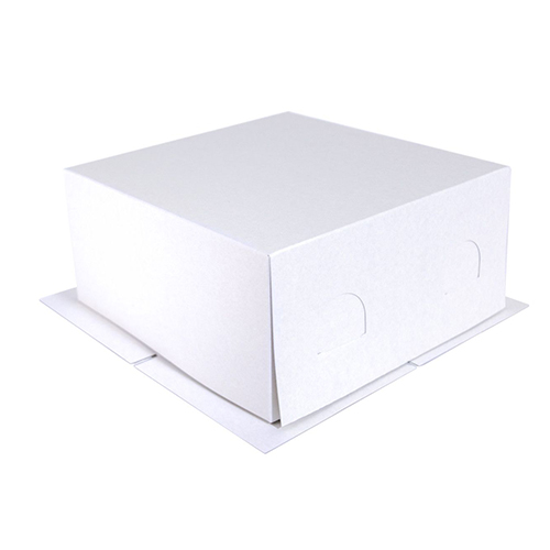 Коробка картонная белая 1кг, 21*21*10