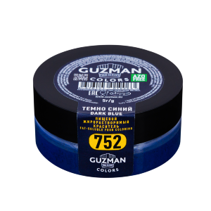 Краситель сухой жирорастворимый Guzman 5гр "Темно синий" (752)