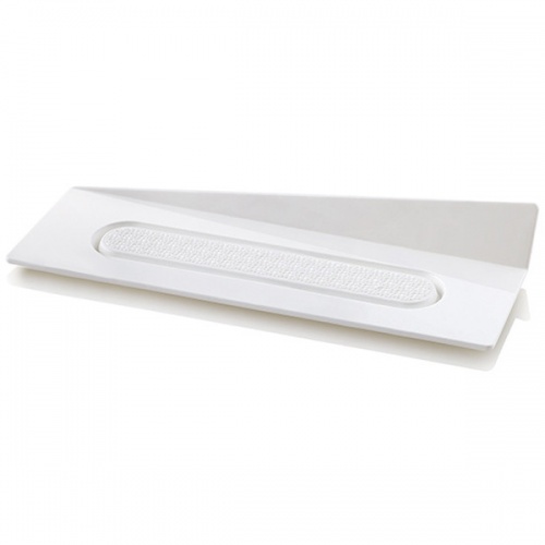 Подложка пластиковая для пирожных "Прямоугольник" белая 140*140мм, Silikoмart