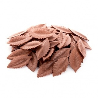 Ваф.листья для роз коричневые (47 мм), 10 штук