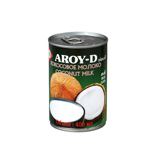 Молоко кокосовое "Aroy-D" Tetra Pak 60%, 400мл, Тайланд
